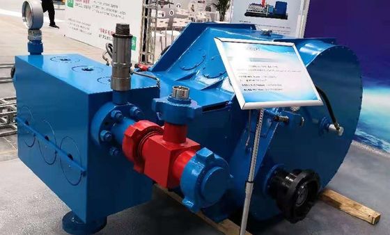 Pompa Fraktur 1500HP Dengan Aliran 150m³ / H (2500L / Min), Tekanan 110MPa (15950psi)